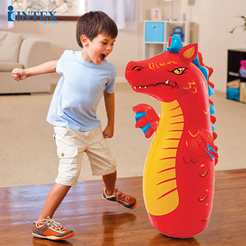 Sac de frappe gonflable pour enfants Intex 3D Dragon